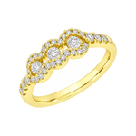 J&A 1970 – Bague – Or jaune & diamants