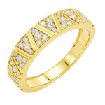 J&A 1970 – Bague – Or jaune & diamants