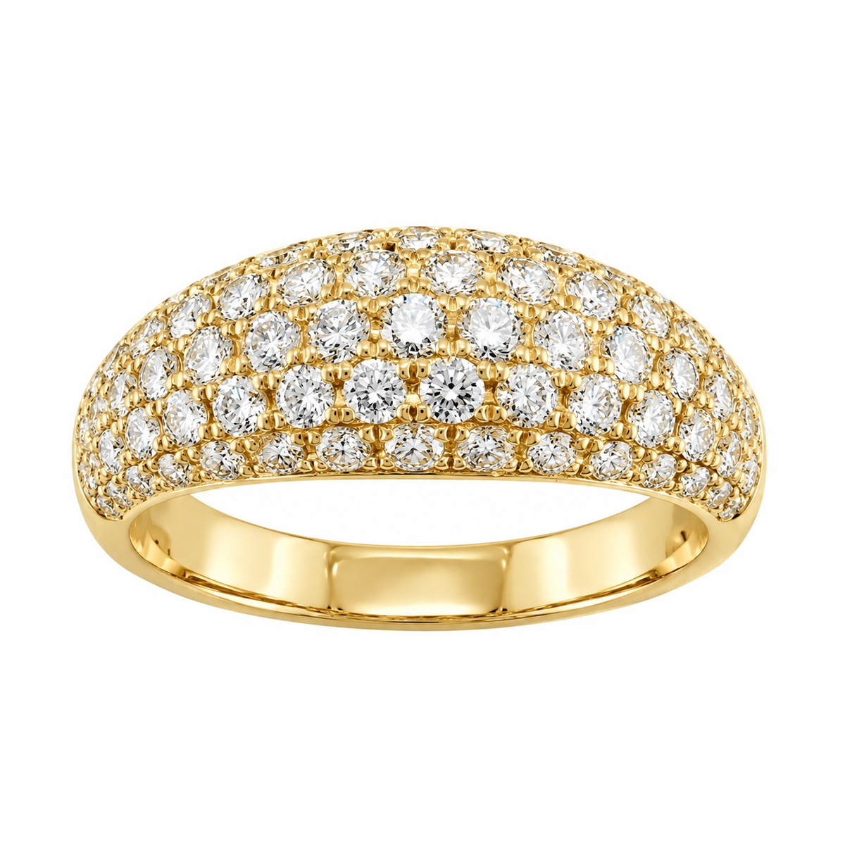 J&A 1970 – Bague – Or Jaune & Diamants