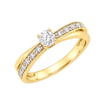 J&A 1970 – Bague – Or Jaune & Diamants