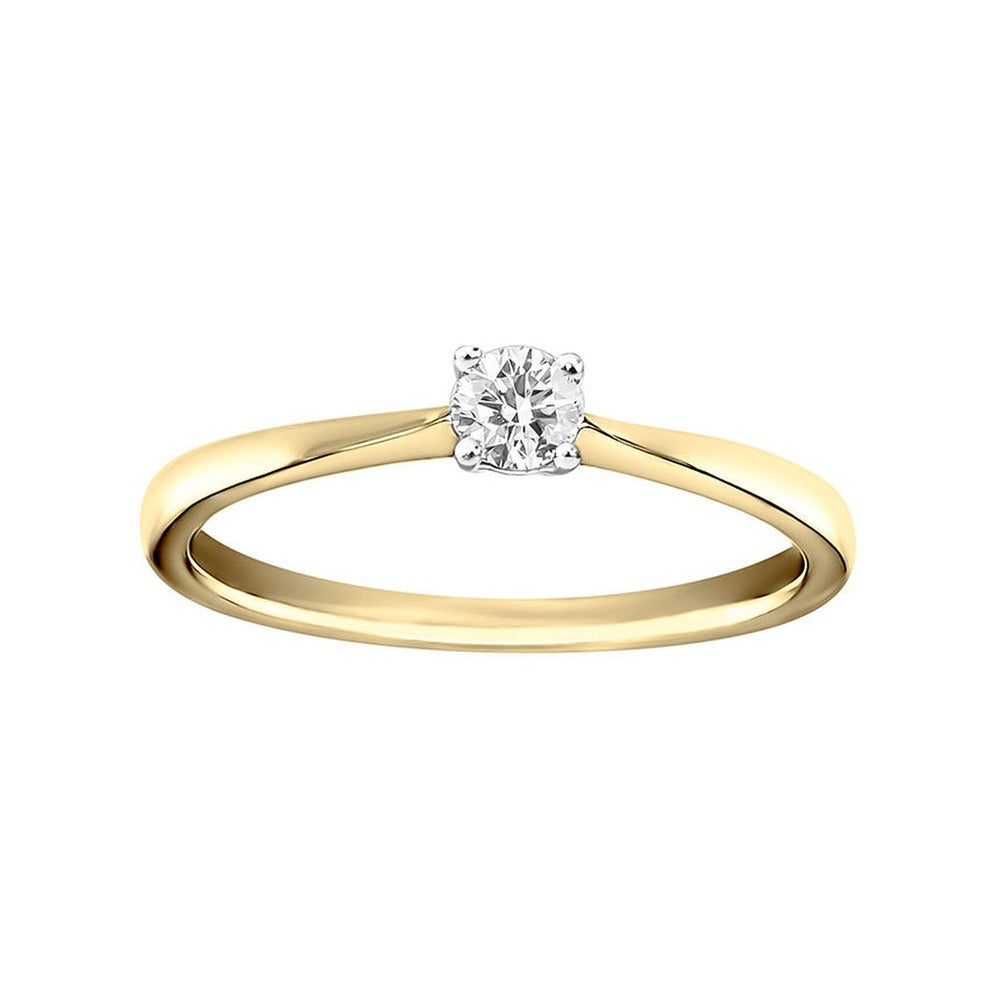 J&A 1970 – Bague – Or Jaune – Solitaire