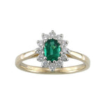J&A 1970 – Bague – Panier Émeraude