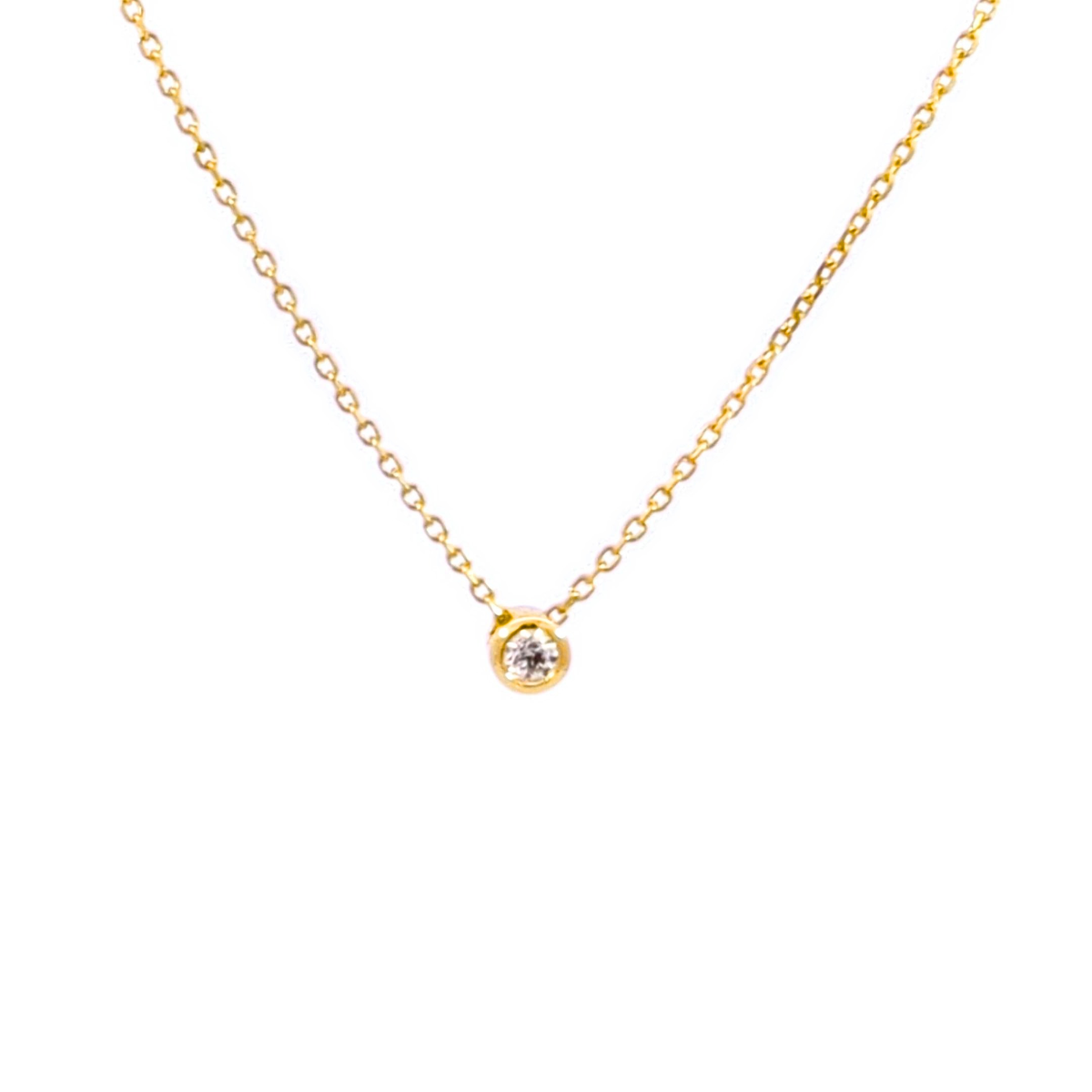 J&A 1970 – Collier – Or Jaune & Diamant