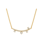 J&A 1970 – Collier – Or Jaune & Diamants