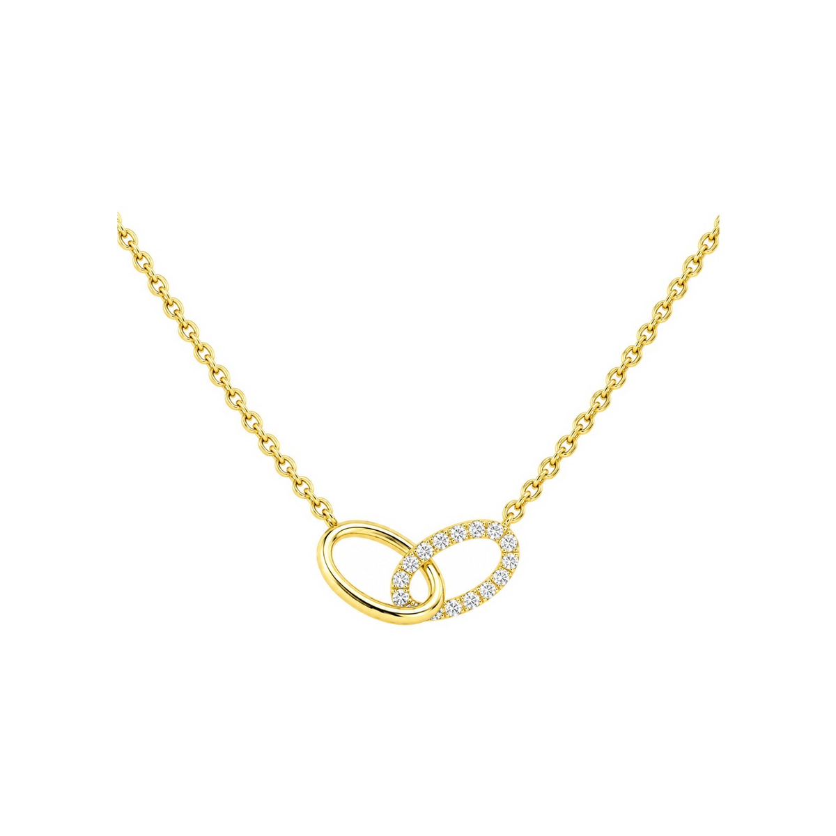 J&A 1970 – Collier – Or Jaune & Diamants
