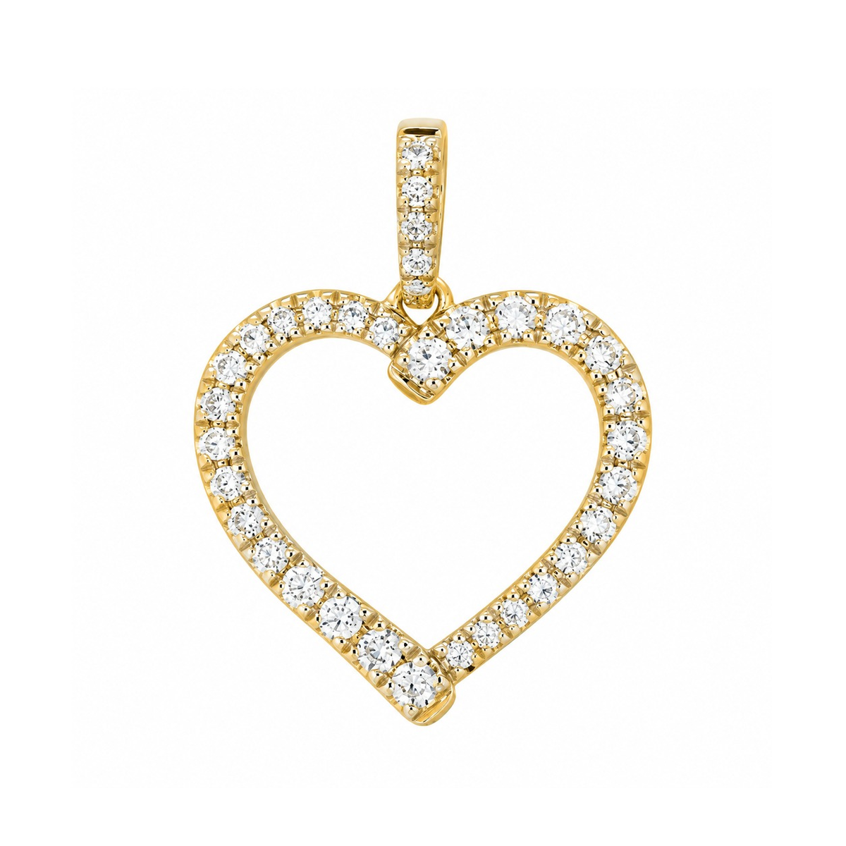 J&A 1970 – Pendentif – Or Jaune – Coeur