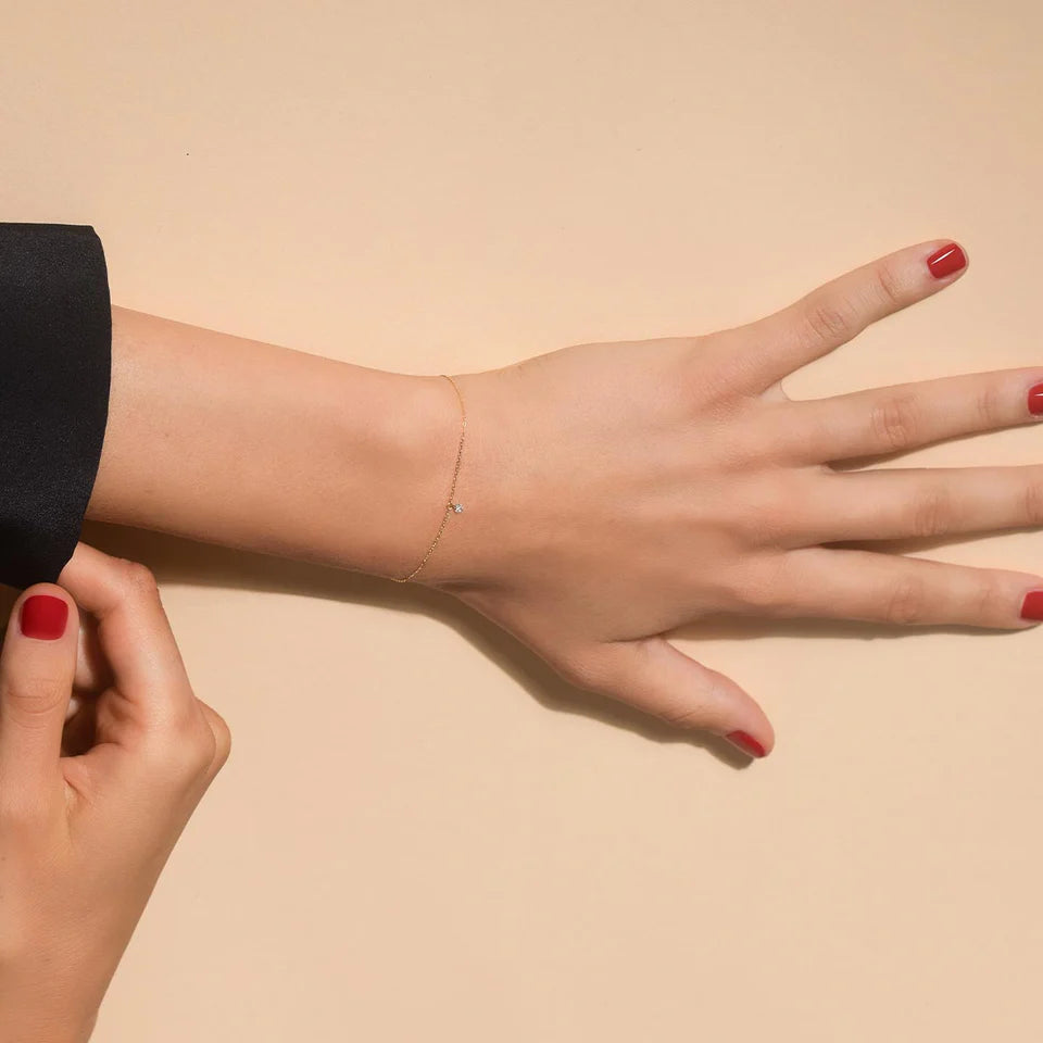 La Brune & La Blonde – Bracelet – Or Blanc & Diamant – vue 2
