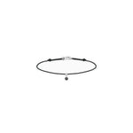 La Brune & La Blonde – Bracelet – Or Blanc & Diamant noir