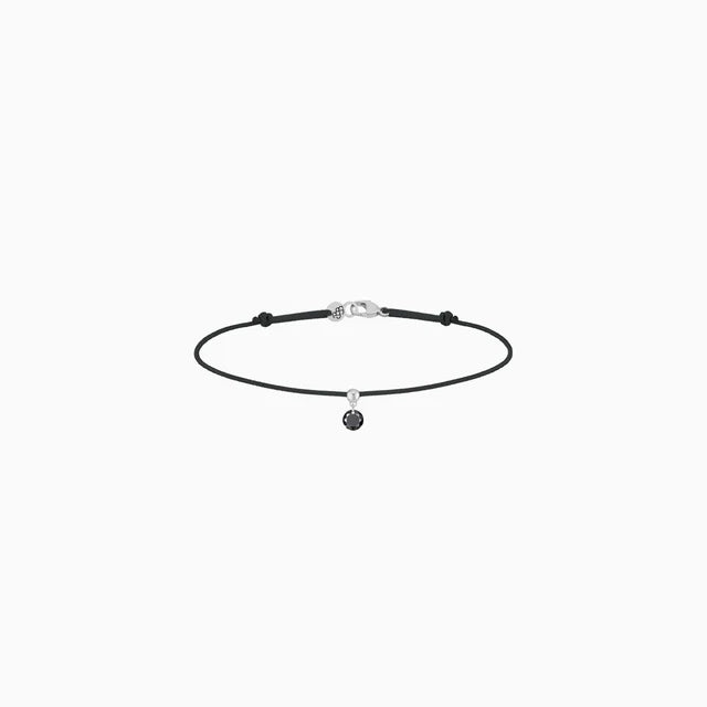La Brune & La Blonde – Bracelet – Or Blanc & Diamant noir – vue 3