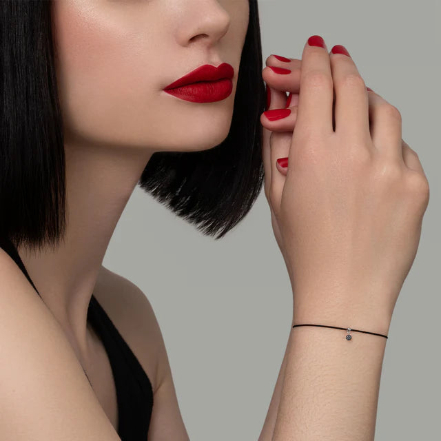 La Brune & La Blonde – Bracelet – Or jaune & diamant noir – vue 2