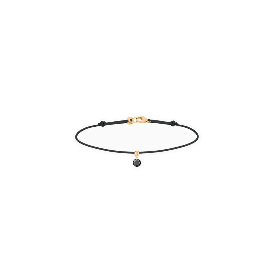 La Brune & La Blonde – Bracelet – Or jaune & diamant noir