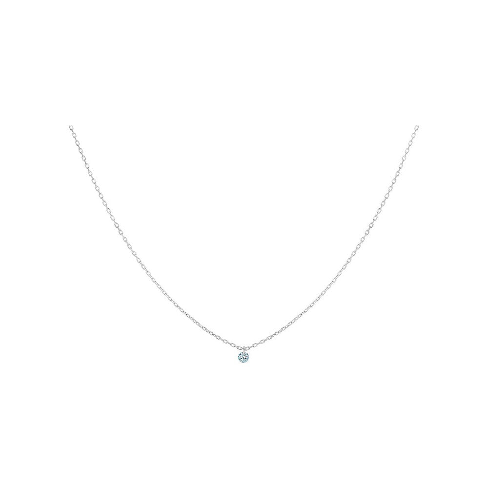 La Brune & La Blonde – Collier – Or Blanc & Diamant
