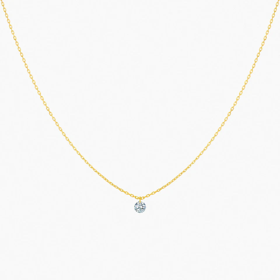 La Brune & La Blonde – Collier – Or Jaune & Diamant – vue 7