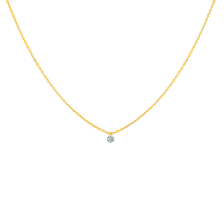 La Brune & La Blonde – Collier – Or Jaune & Diamant – vue 3