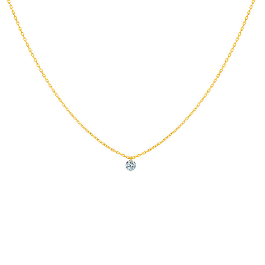 La Brune & La Blonde – Collier – Or Jaune & Diamant – vue 4