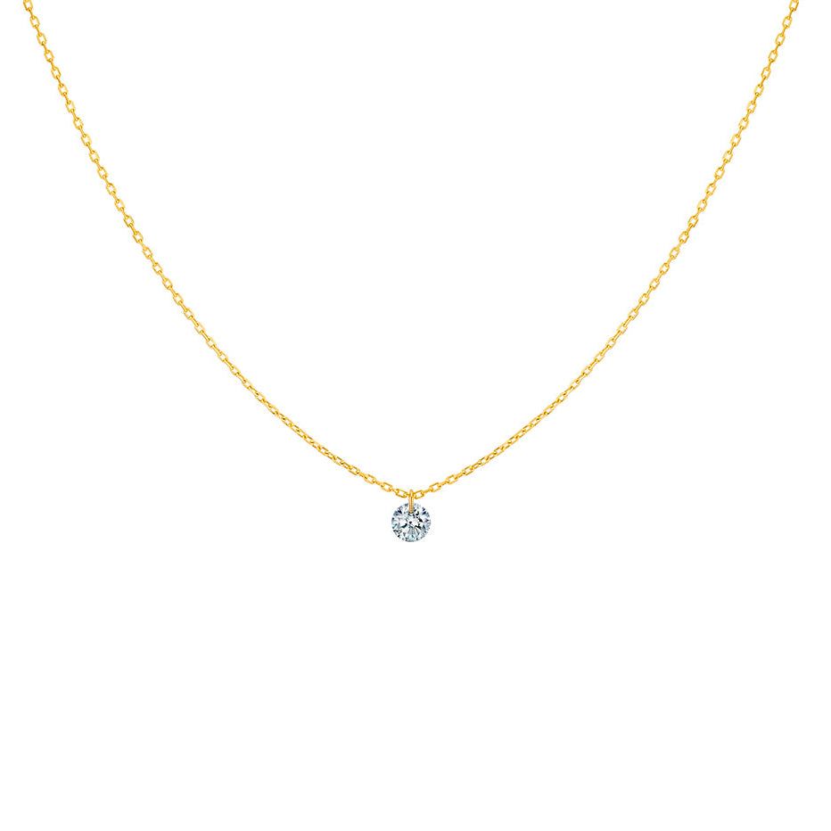 La Brune & La Blonde – Collier – Or Jaune & Diamant – vue 5
