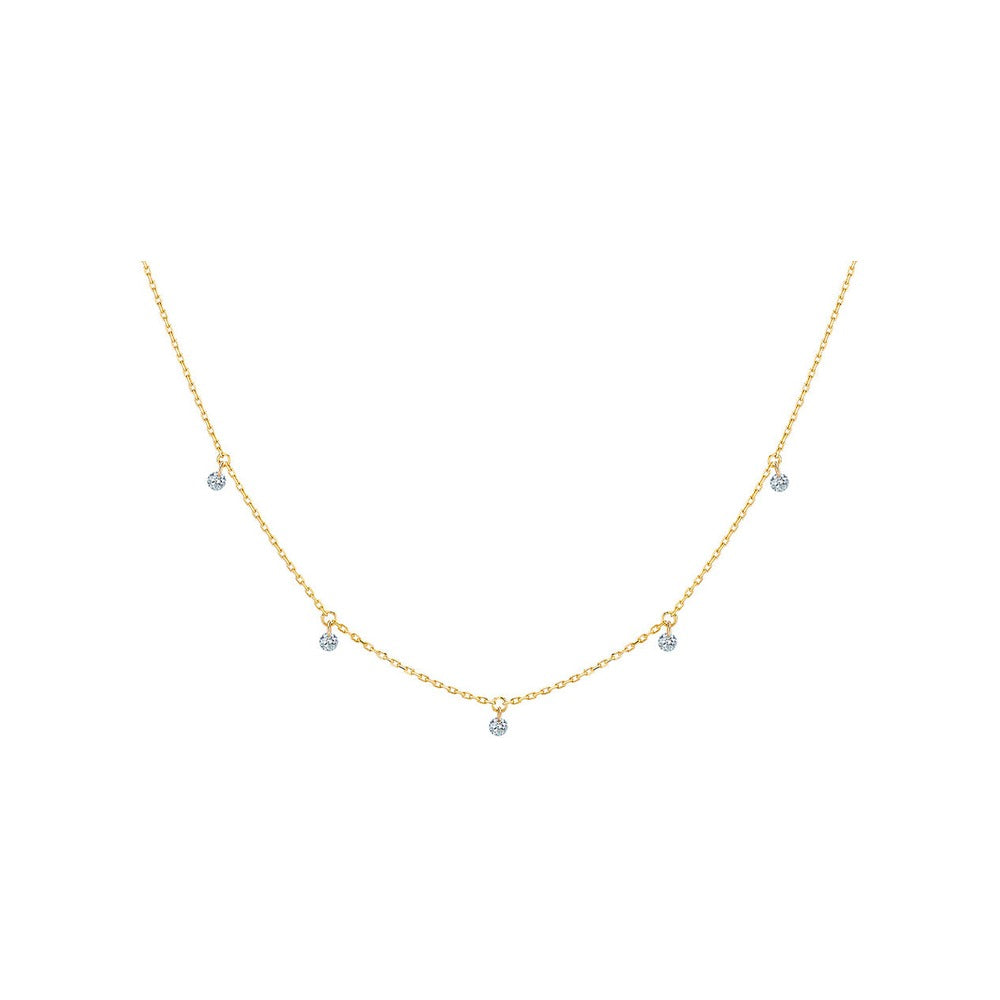 La Brune & La Blonde – Collier – Or Jaune & Diamants