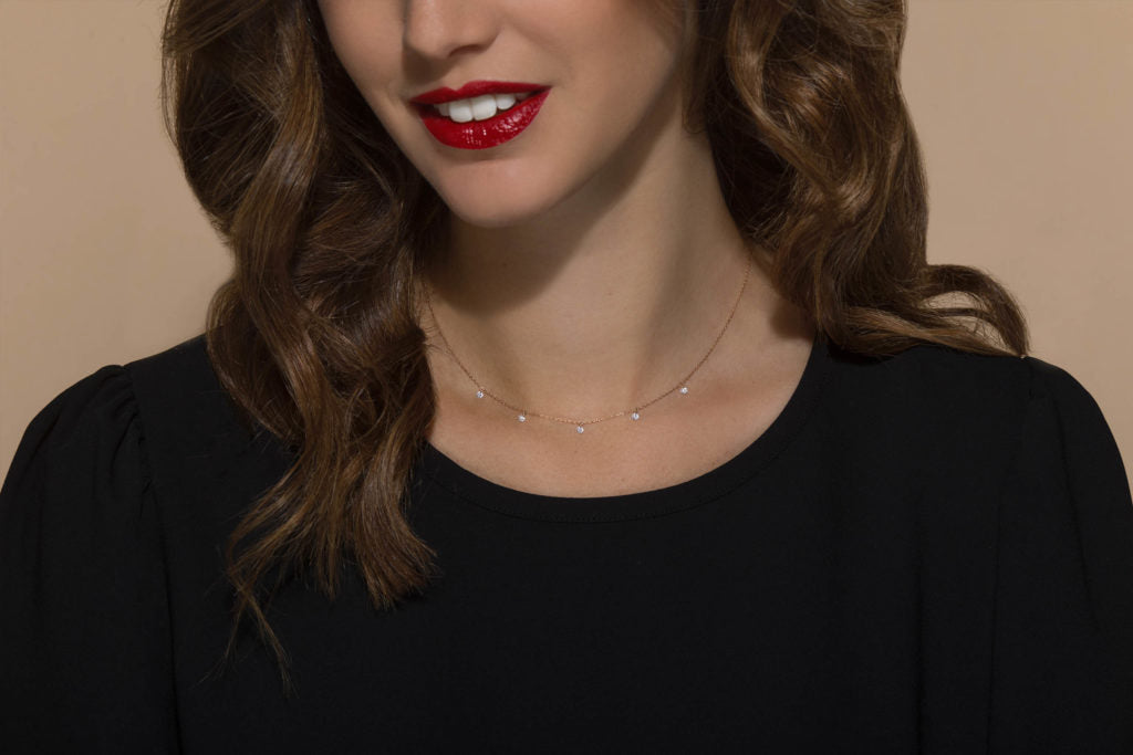 La Brune & La Blonde – Collier – Or Jaune & Diamants – vue 2