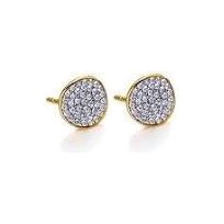 LeCarré – Boucles d'Oreilles – Or Jaune & Diamants