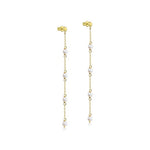 LeCarré – Boucles d'Oreilles – Or Jaune & Perles