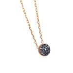 LeCarré – Collier – Or Rose & Diamants Noirs
