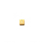 LisaMona – Cube – Lettre A-Z – Or jaune – vue 3