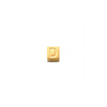 LisaMona – Cube – Lettre A-Z – Or jaune – vue 5