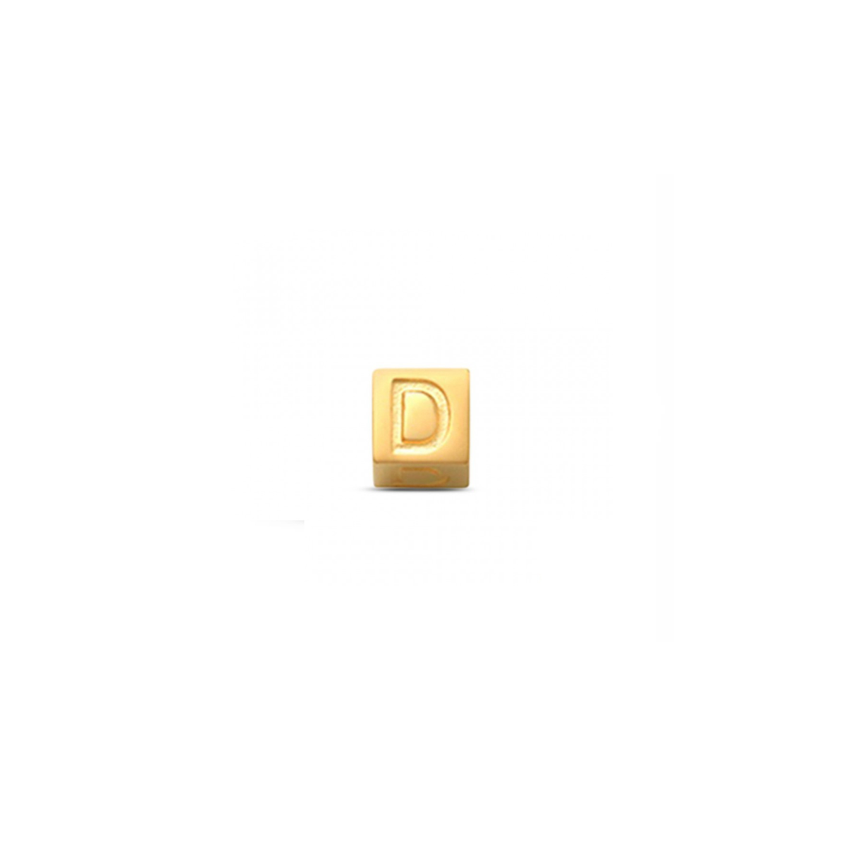 LisaMona – Cube – Lettre A-Z – Or jaune – vue 5