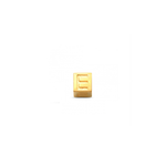 LisaMona – Cube – Lettre A-Z – Or jaune – vue 6