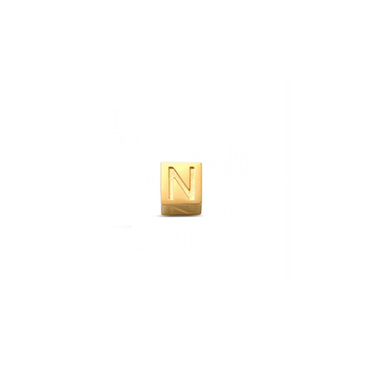 LisaMona – Cube – Lettre A-Z – Or jaune – vue 15