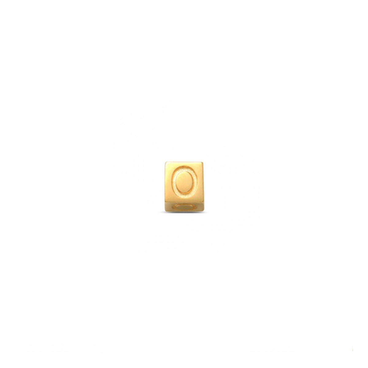 LisaMona – Cube – Lettre A-Z – Or jaune – vue 16
