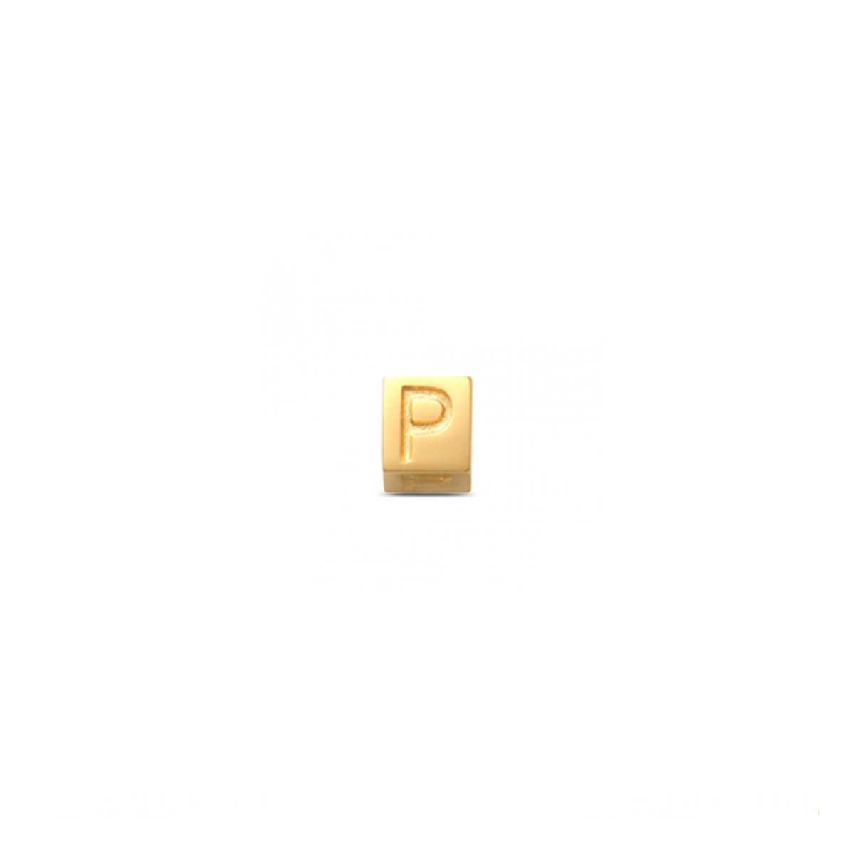 LisaMona – Cube – Lettre A-Z – Or jaune – vue 17