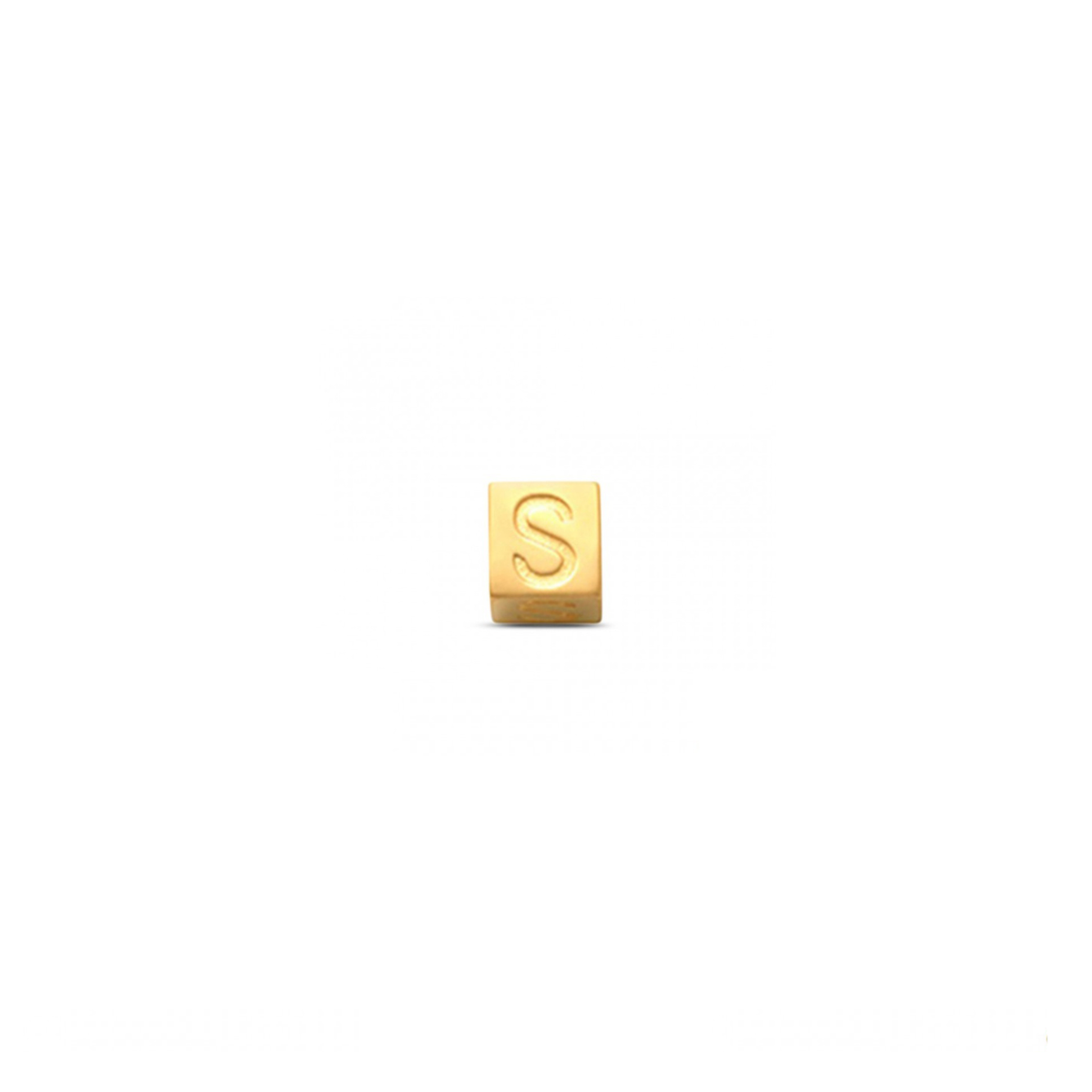 LisaMona – Cube – Lettre A-Z – Or jaune – vue 19