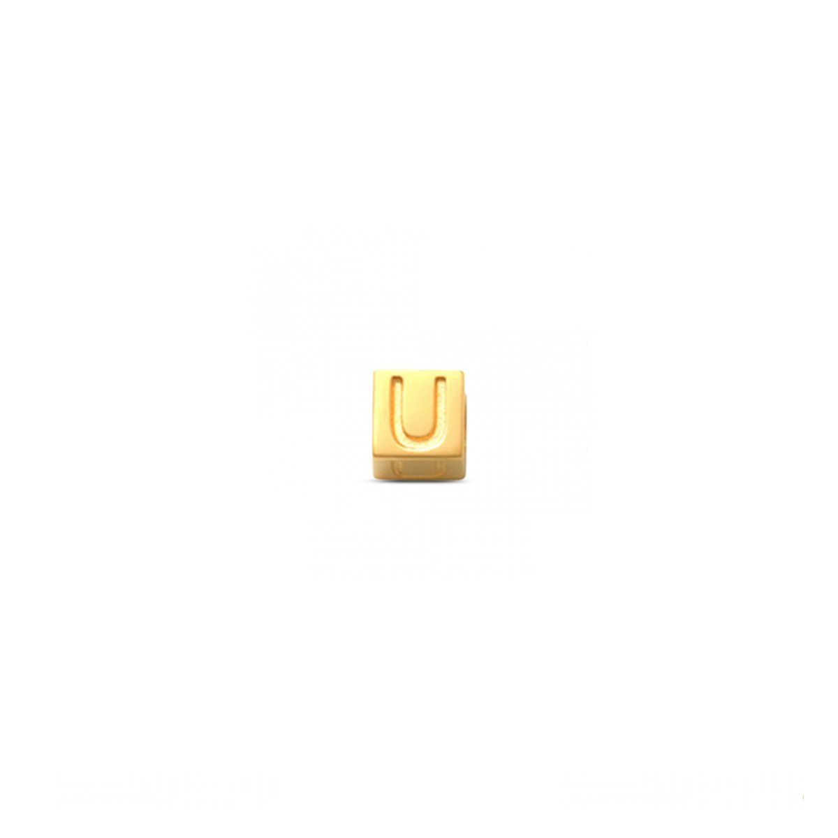 LisaMona – Cube – Lettre A-Z – Or jaune – vue 21