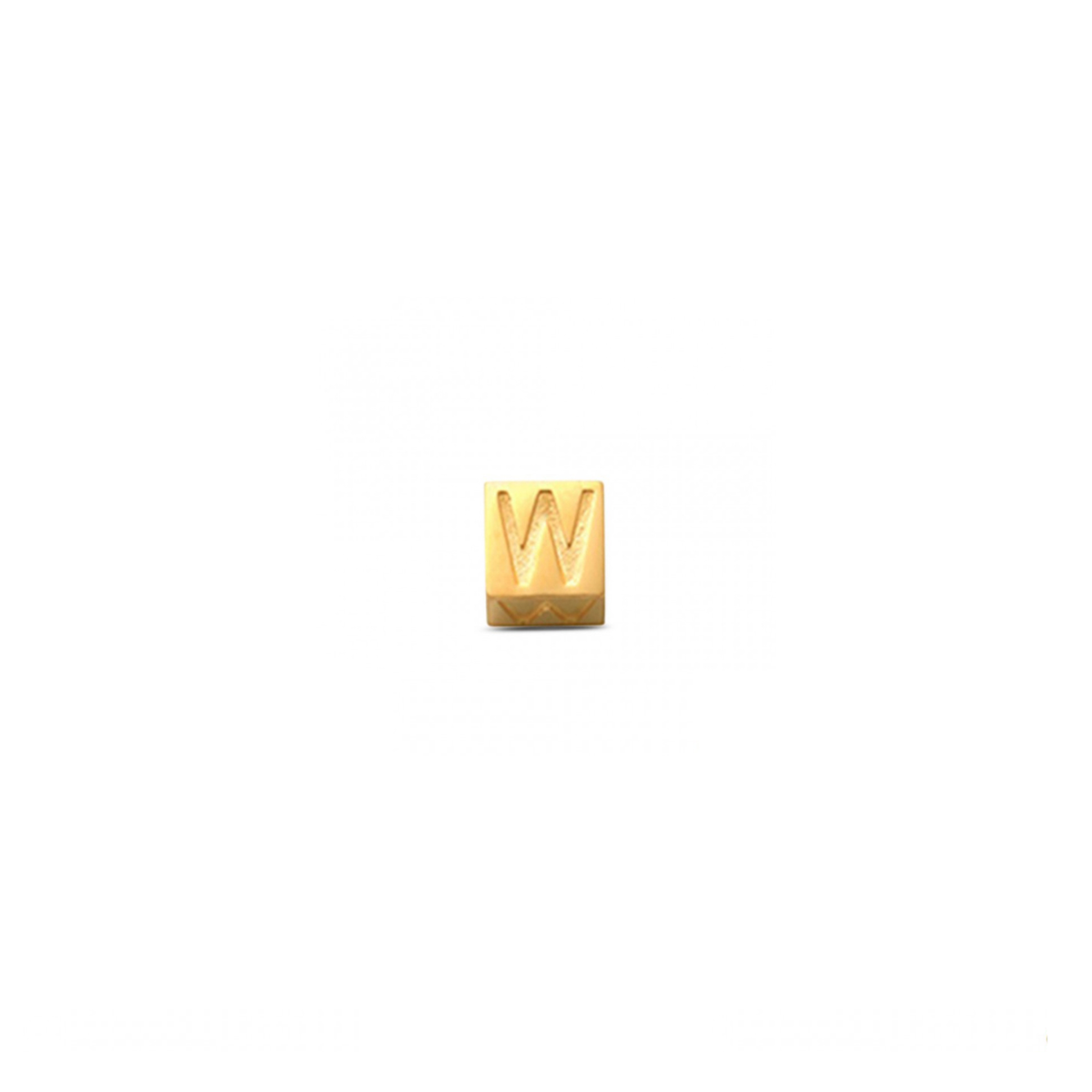 LisaMona – Cube – Lettre A-Z – Or jaune – vue 23