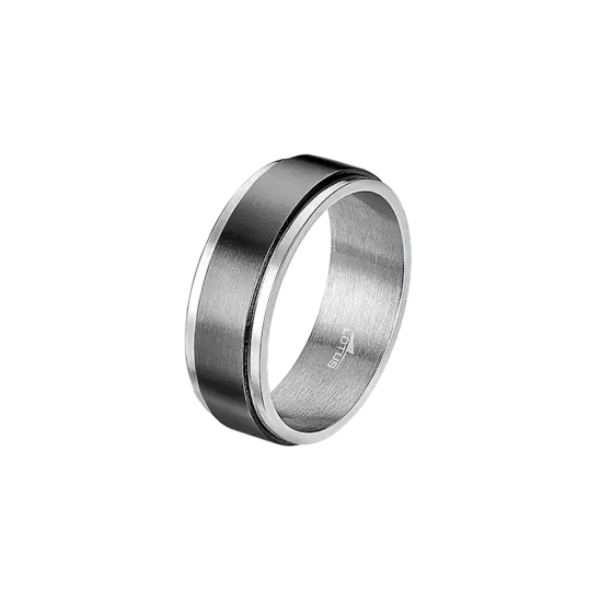 Lotus – Bague acier