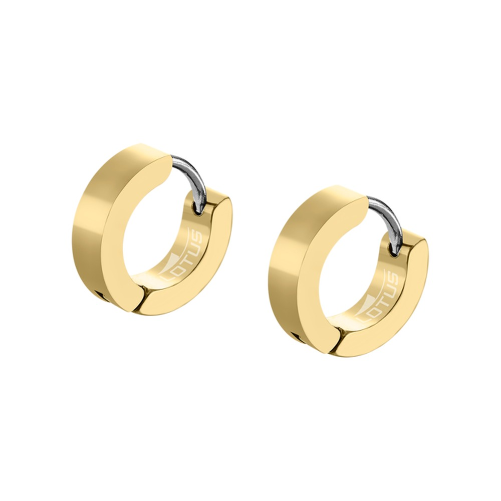Lotus – Boucles d'Oreilles Acier