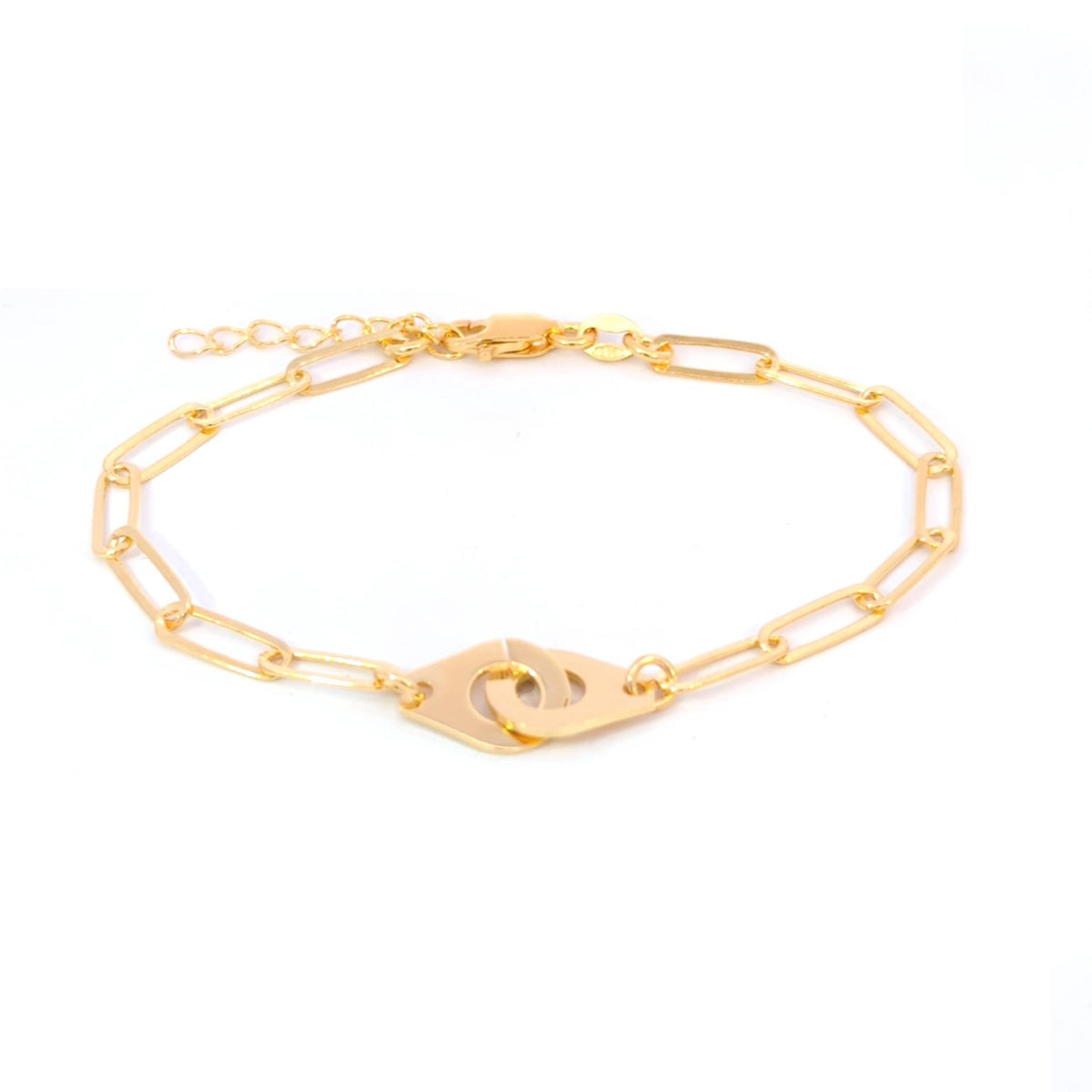 Bracelet - Plaqué Or - Menottes