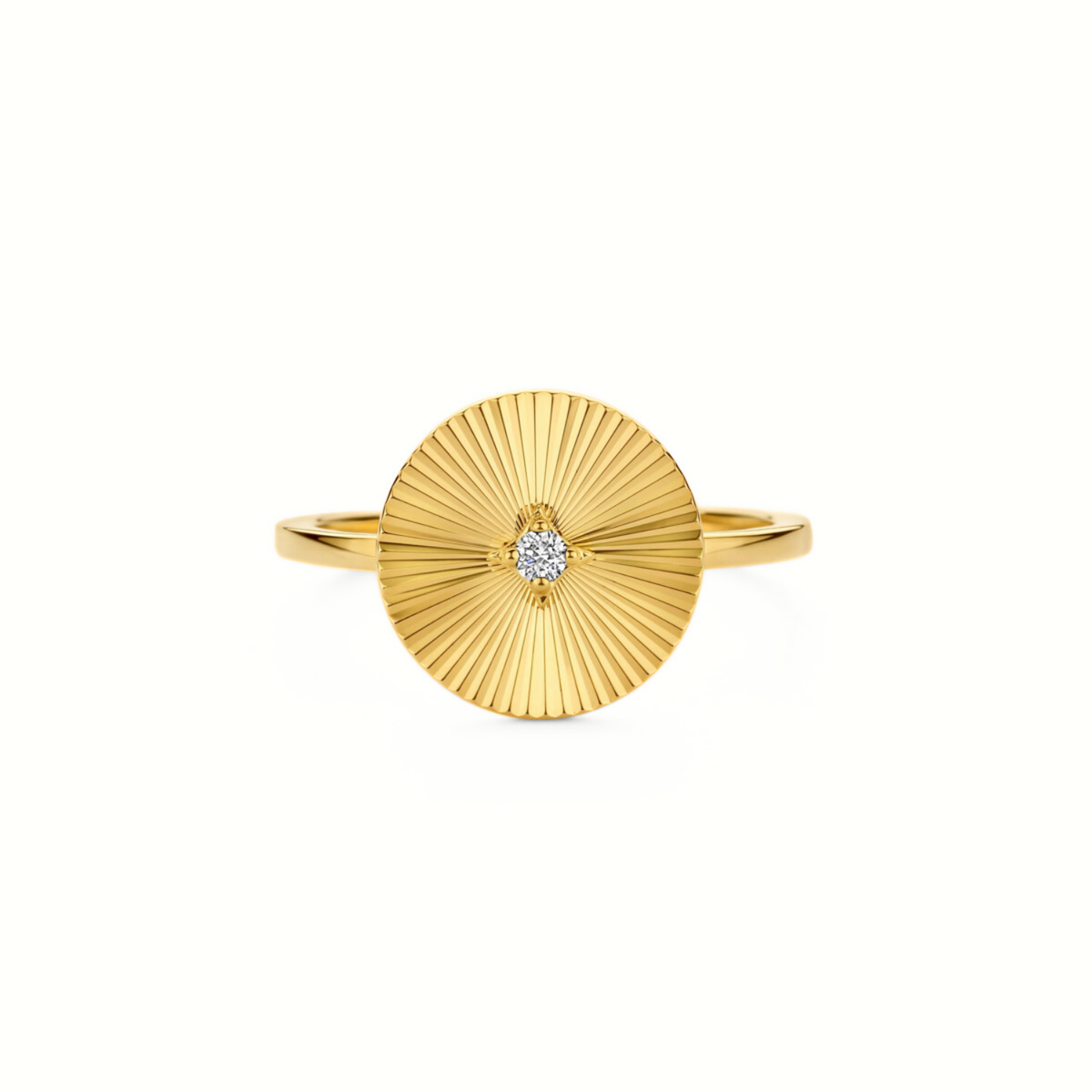 Mérité – Bague – Or jaune & diamant Lab – vue 3