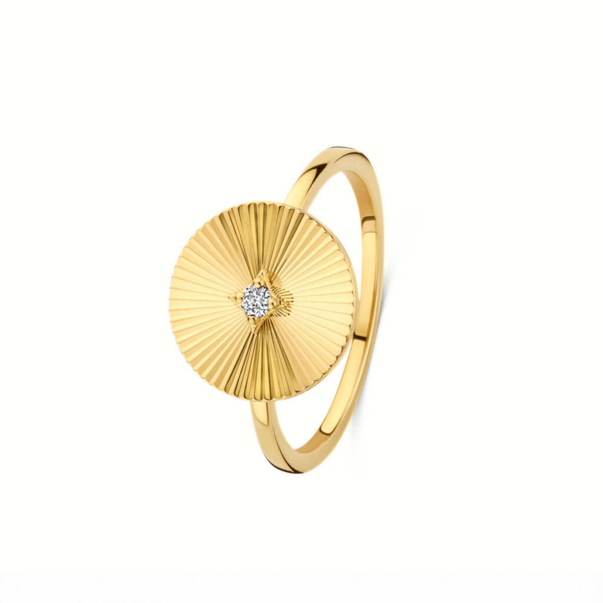 Mérité – Bague – Or jaune & diamant Lab