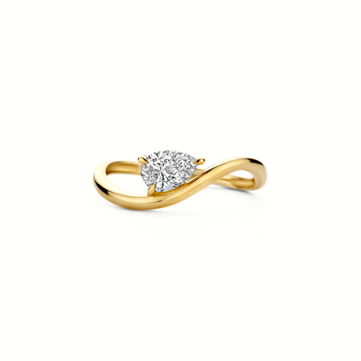 Mérité – Bague – Or jaune & diamant Lab – vue 3