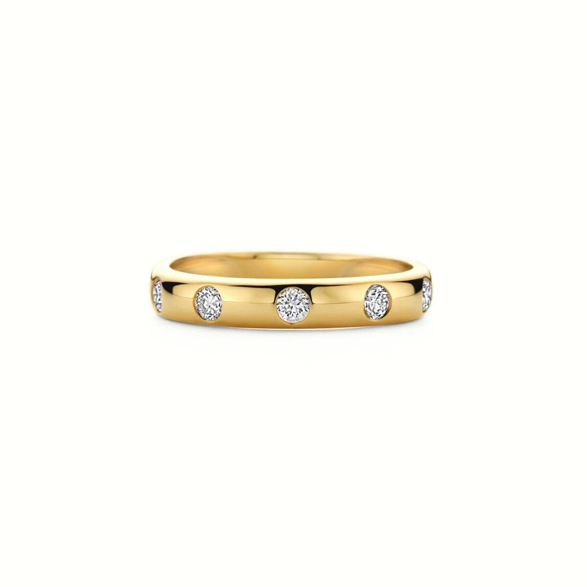 Mérité – Bague – Or jaune & diamants Lab – vue 3