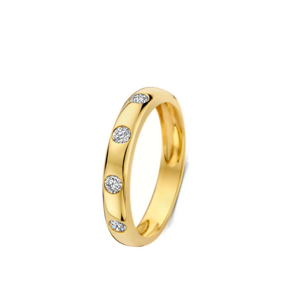 Mérité – Bague – Or jaune & diamants Lab