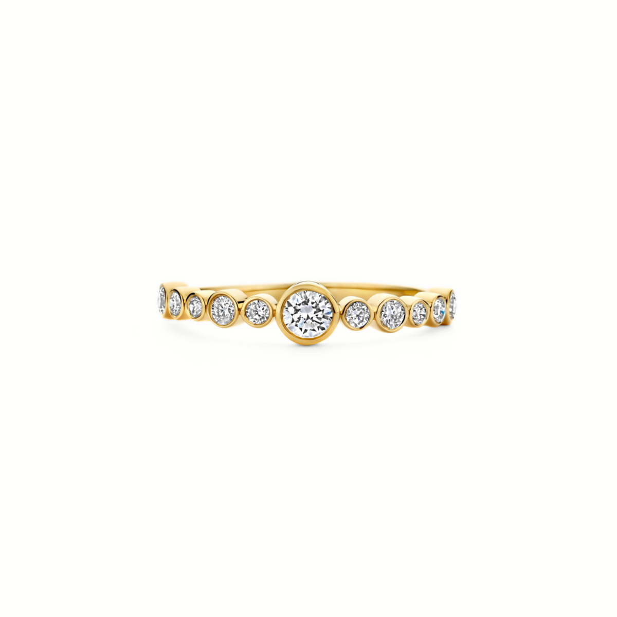 Mérité – Bague – Or jaune & diamants Lab – vue 3