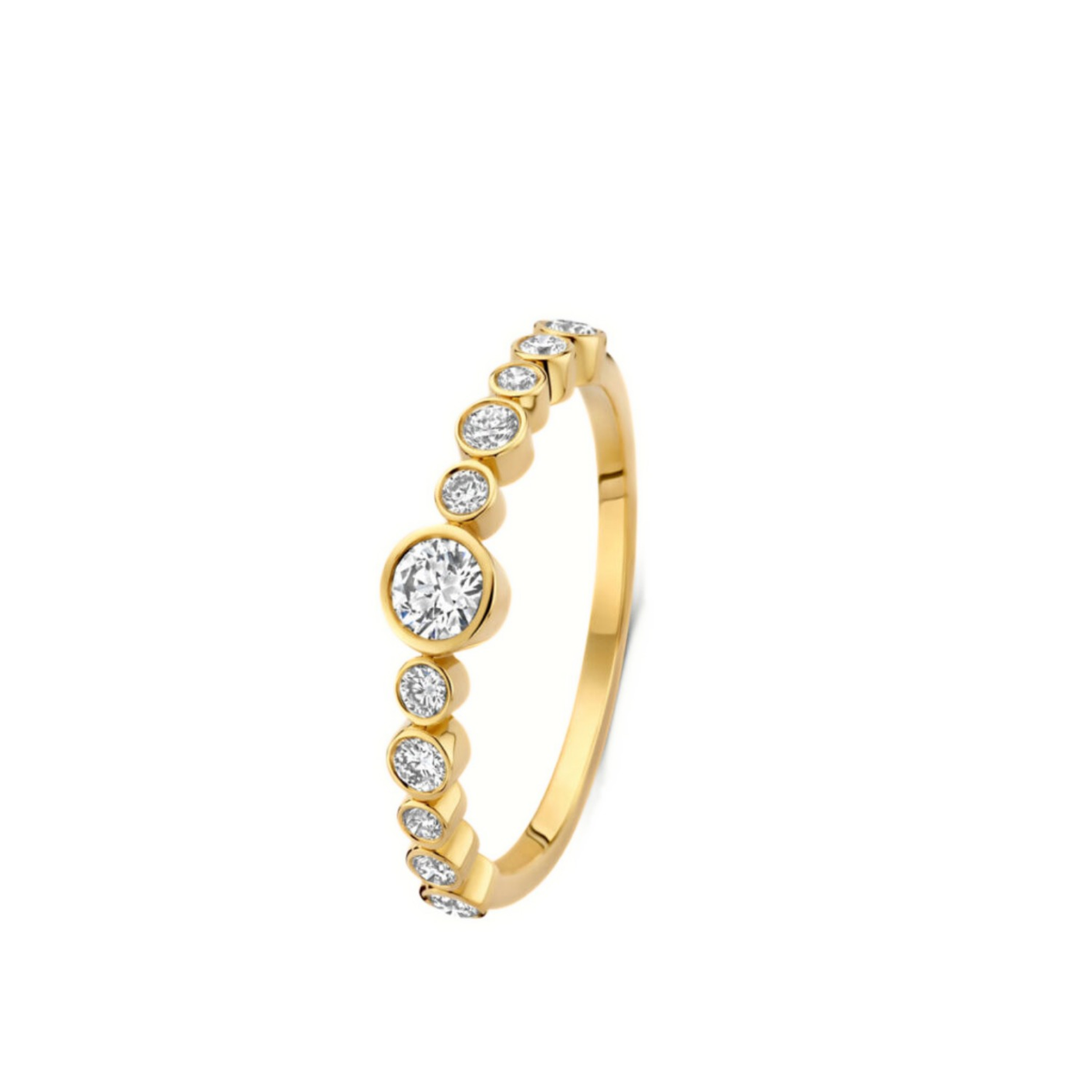 Mérité – Bague – Or jaune & diamants Lab