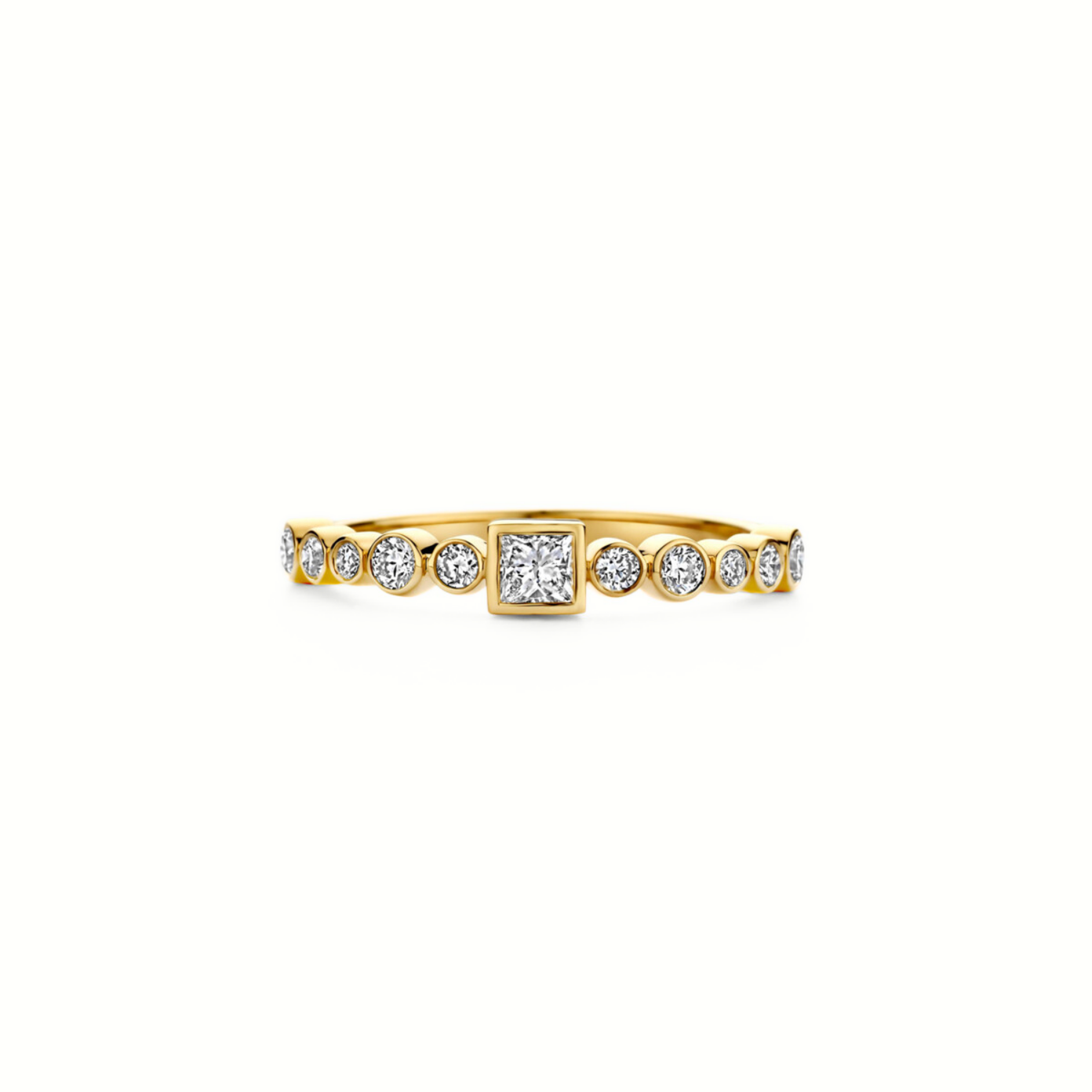 Mérité – Bague – Or jaune & diamants Lab – vue 3