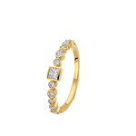 Mérité – Bague – Or jaune & diamants Lab