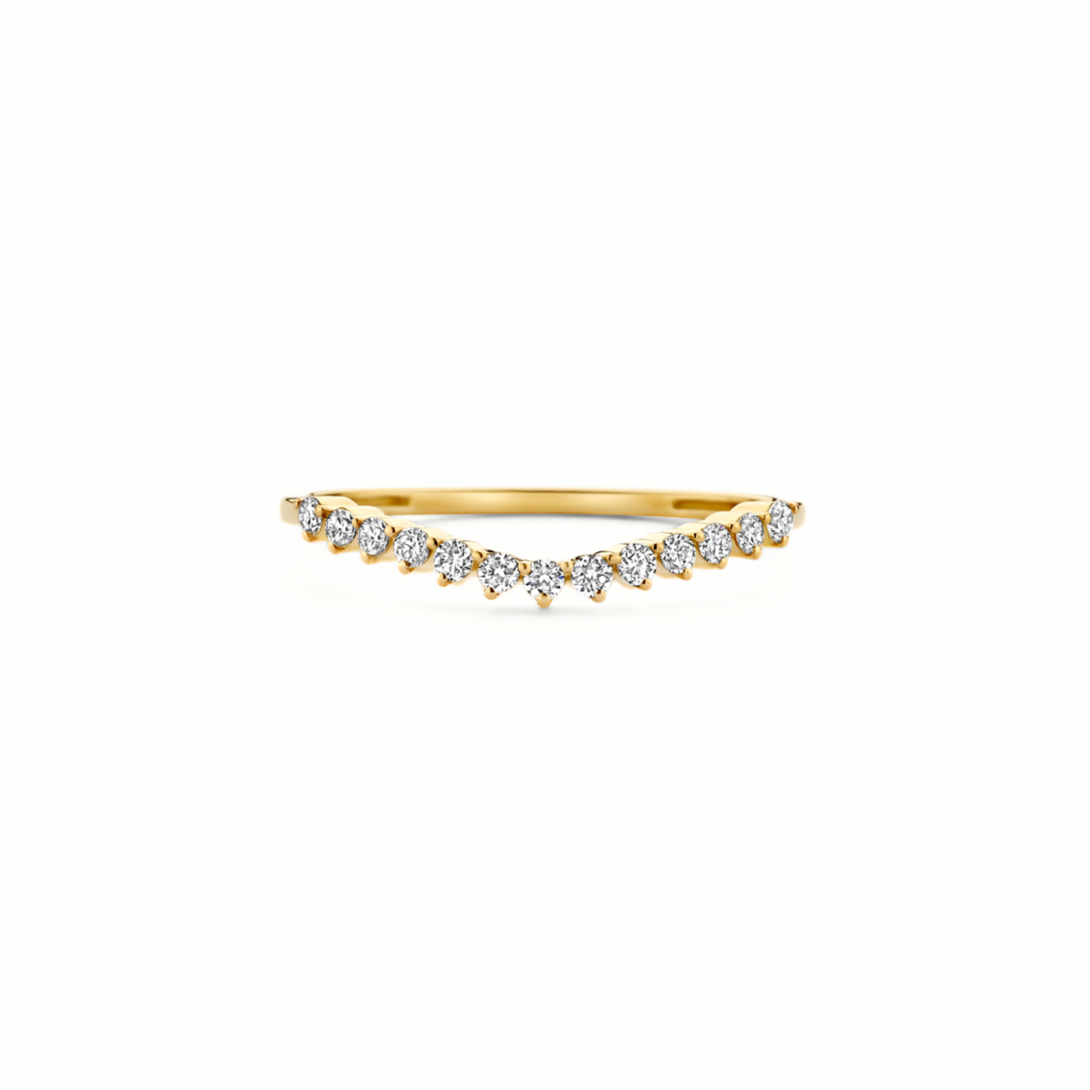 Mérité – Bague – Or jaune & diamants Lab – vue 3