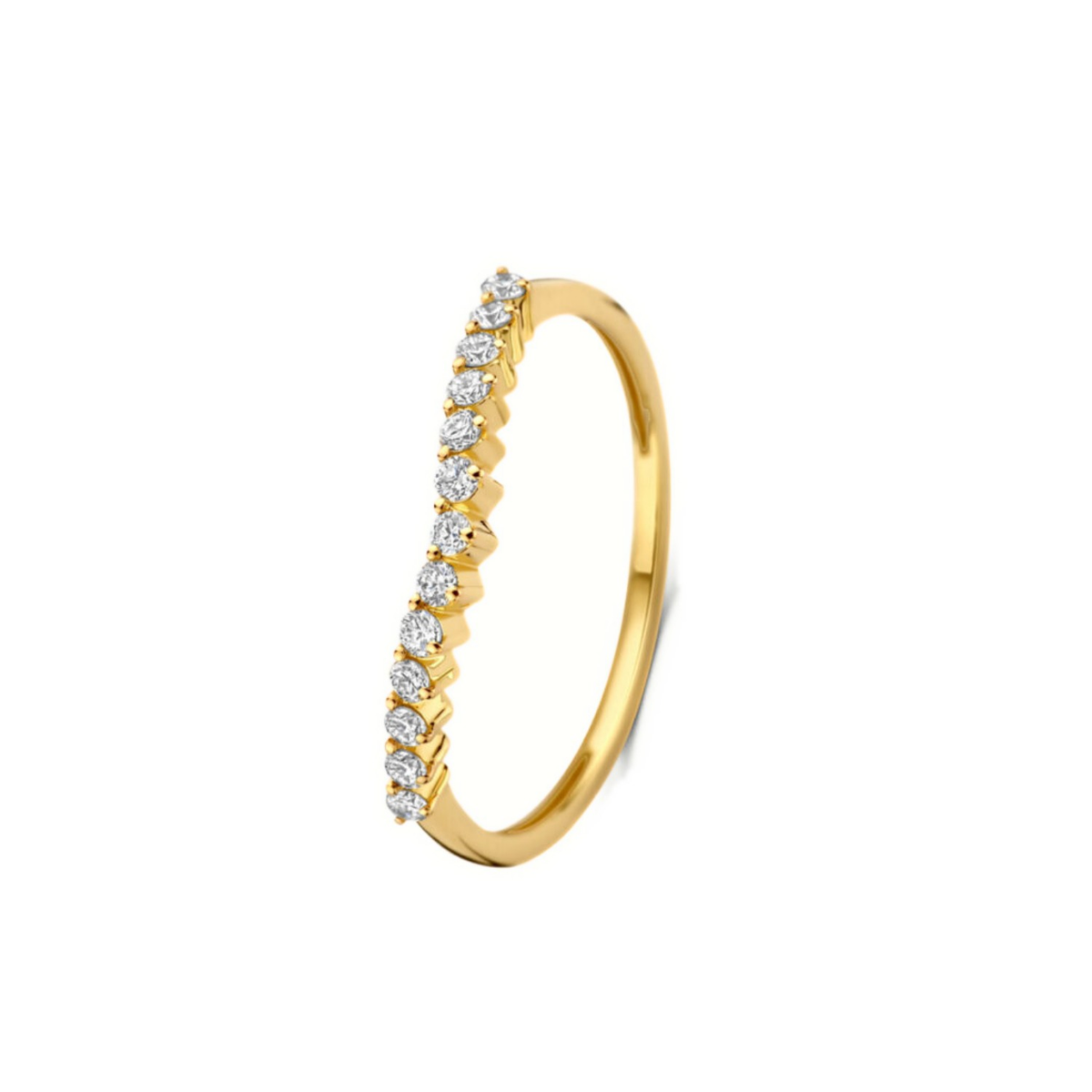 Mérité – Bague – Or jaune & diamants Lab