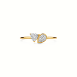 Mérité – Bague – Or jaune & diamants Lab – vue 3